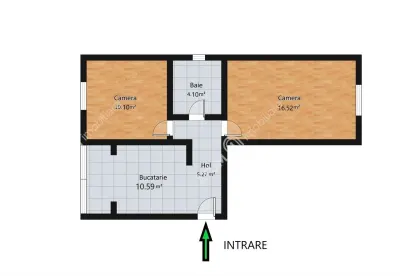 De vanzare apartament cu 2 camere decomandate la etaj intermediar zona Terezian din Sibiu - foto 7