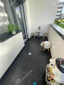 De inchiriat apartament modern cu 2 camere decomandate balcon si loc parcare in zona Arhitectiilor din Sibiu - foto 12