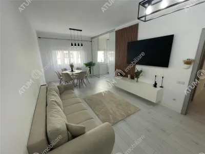De inchiriat apartament modern cu 2 camere decomandate balcon si loc parcare in zona Arhitectiilor din Sibiu - foto 3
