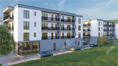 De vanzare apartament la cheie cu 2 camere 50 mp utili etaj 1 zona Pictor Brana din Selimbar - foto 2