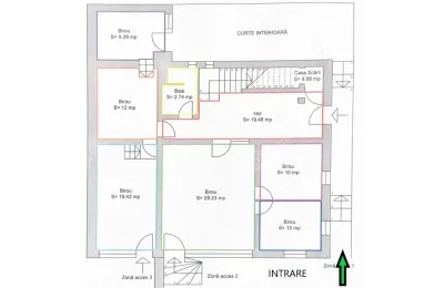 De inchiriat spatiu de birouri premium cu 6 locuri de parcare situat intr-un imobil din zona Calea Dumbravii din Sibiu - foto 7