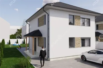 De vanzare casa individuala cu 4 camere si teren de 380 mp in Sura Mica zona Sportului - Sura Mica