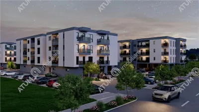 Apartament intabulat cu 3 camere 2 bai zona Pictor Brana din Selimbar - foto 9