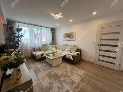 De vanzare apartament renovat cu 3 camere in zona Rahovei din Sibiu - Sibiu