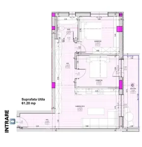 De vanzare apartament finisat la cheie cu 3 camere si balcon zona Pictor Brana din Selimbar - foto 8