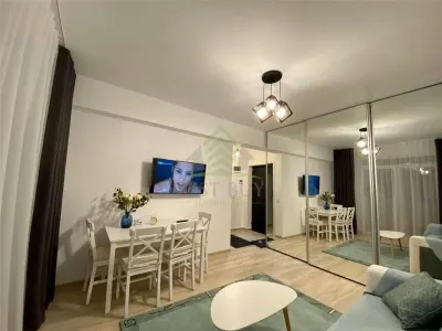 2CAMERE BLOC NOU BERCENI MOBILAT UTILAT - foto 1