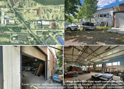Hala 290mp, teren, zona industriala Iasi, str. Sf. Ioan - Iasi