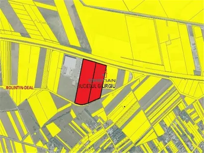Vanzare teren Bolintin Deal - A1 - KM23, Giurgiu - Bolintin-Deal