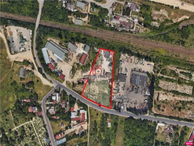 Vanzare spatiu industrial/platforma betonata Giulesti Sarbi - Drumul Sabareni - Bucuresti
