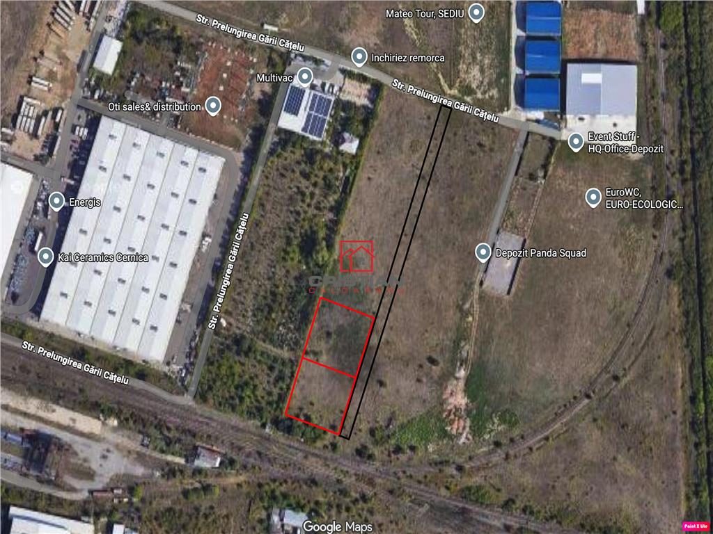 Vanzare teren industrial Pallady - Drumul intre Tarlale - Gara Catelu - Bucuresti