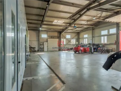 Vanzare depozit/hala/spatiu industrial cu teren 7.280mp Domnesti - Centura, ILFOV - Domnesti