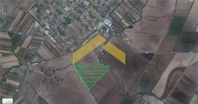 19.5 HA teren intravilan de vanzare localitatea Cermei - Cermei