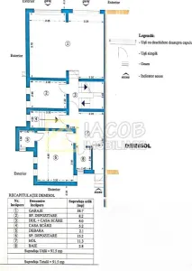 1/2 Duplex  S+D+P+2E, 455 mp in zona centrala a mun. Bacau - foto 12