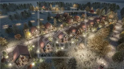 Teren cu autorizatie constructie si utilitati - casa individuala - foto 12