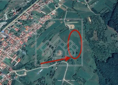 Teren de vanzare in Rasinari, 1528 mp, priveliste deosebita - foto 2