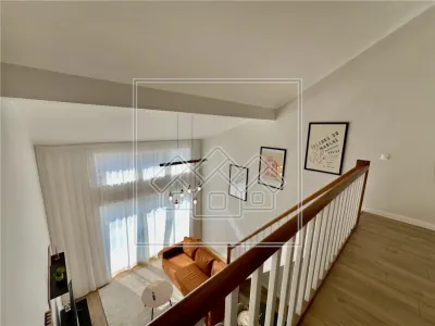 Penthouse mobilat complet, 4 camere si balcon, intabulat - foto 14