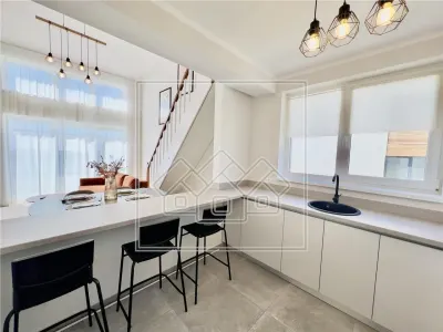 Penthouse mobilat complet, 4 camere si balcon, intabulat - foto 6