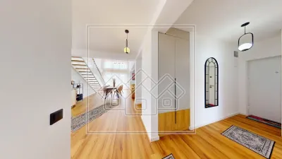 Penthouse cu design deosebit, mobilat modern, terasa - foto 12