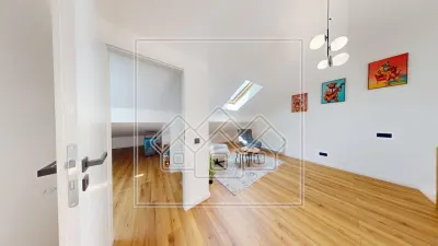 Penthouse cu design deosebit, mobilat modern, terasa - foto 17