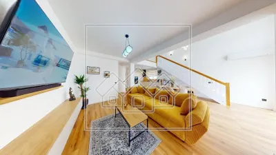 Penthouse cu design deosebit, mobilat modern, terasa - foto 3