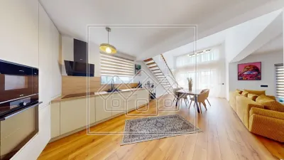 Penthouse cu design deosebit, mobilat modern, terasa - foto 7