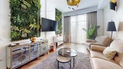 Penthouse de vanzare, terasa de 120 mp, mobilat si utilat confort lux - foto 12