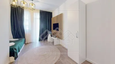 Apartament 3 camere, 2 bai, 2 terase, mobilat si utilat confort lux - foto 19