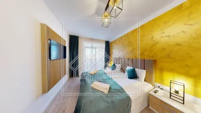 Apartament 3 camere, 2 bai, 2 terase, mobilat si utilat confort lux - foto 3
