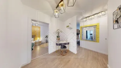 Apartament 3 camere, 2 bai, 2 terase, mobilat si utilat confort lux - foto 9