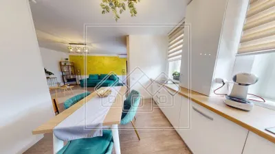 Apartament 3 camere, 2 bai, 2 terase, mobilat si utilat confort lux - foto 10