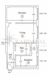Apartament 2 camere mobilat , utilat lux , etaj intermediar Centrul Civic- Patria - foto 7