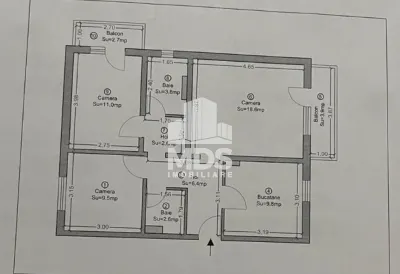 Decomandat cu 2 bai la etajul 1 renovat recent nou - foto 14
