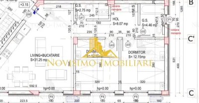 NOVISIMO-IMOBILIARE: AP. CU 3 CAM. , DOUA BAI IN ZONA SEMICENTRALA, P+BOXA - Ploiesti