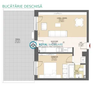 Royal Imobiliare-Vanzare Apartament 2 Camere Zona Vest - Ploiesti