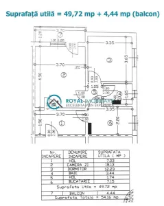 Royal Imobiliare - Vanzare apartament 2 camere zona Baraolt - foto 13