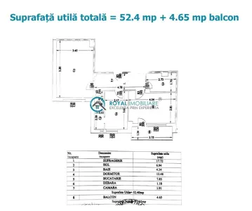 Royal Imobiliare - Vanzare apartament 2 camere zona Ultracentral - foto 13