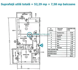 Royal Imobiliare - Vanzare apartament 2 camere zona Enachita Vacarescu - foto 6