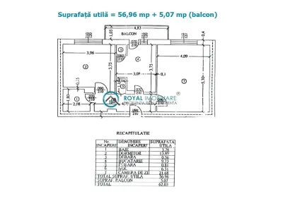 Royal Imobiliare - Vanzare apartament 2 camere zona Ultracentral - foto 16
