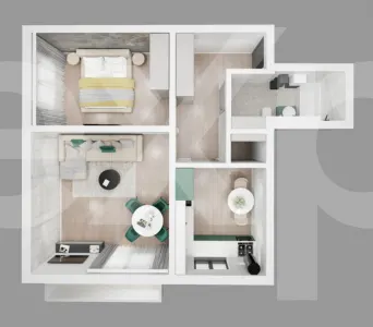 Apartament 2 camere Pitesti | Zona Stadion - foto 5