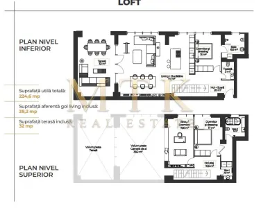 Apartament 4 camere lux I  Brick Loft I 1Loc parcare - foto 16