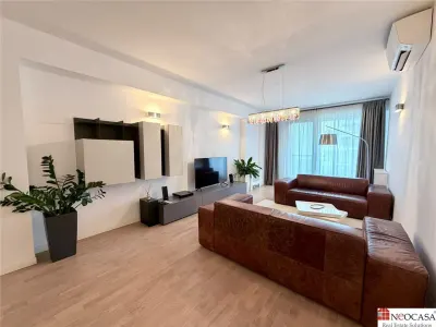 Apartament elegant cu 3 camere de inchiriat in zona Herastrau, parcare subterana - Bucuresti
