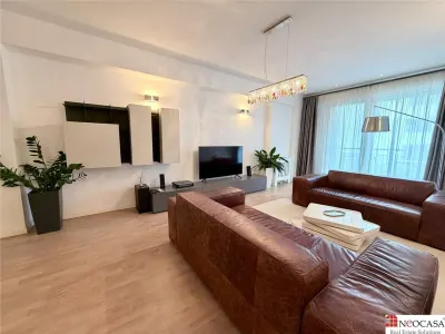 Apartament elegant cu 3 camere de inchiriat in zona Herastrau, parcare subterana - foto 3
