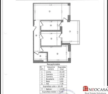 Apartament 3 camere modern II Mobilat, Utilat II Loc de parcare inclus - foto 16