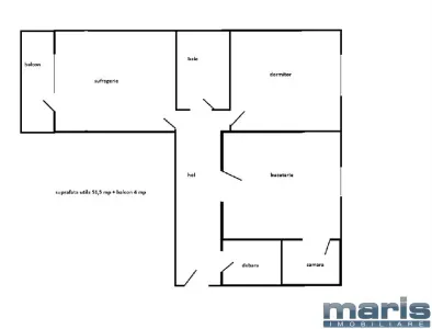 Inchiriere apartament 2 camere Tudor etaj 1 Str. Armoniei - foto 9