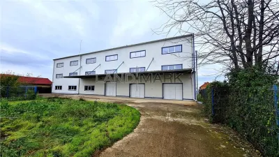 Hala productie / depozitare 1230 mp pe 3 niveluri, Exterior Vest - foto 12