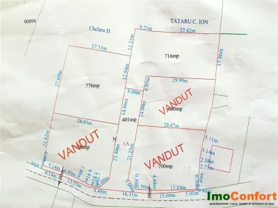 Loturi de  716 si 776mp teren intravilan in Proselnici - foto 2