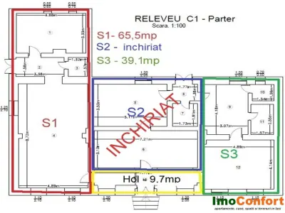 Spatii pentru birouri-cabinete, situate ultracentral - foto 1