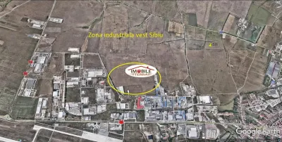 Teren de vanzare in zona industriala vest Sibiu - Sibiu