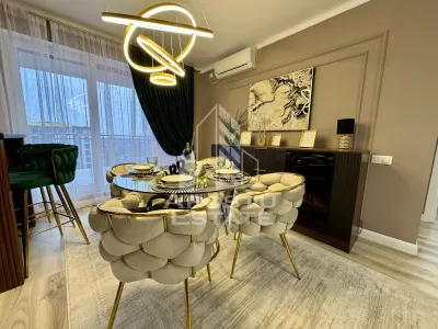 Apartament cu doua camere, mobilat LUX, etajul 11 - Timisoara