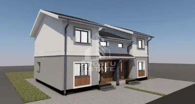 Jumatate de duplex,4 camere si 2 bai,Giarmata la stadiul de proiect - foto 2